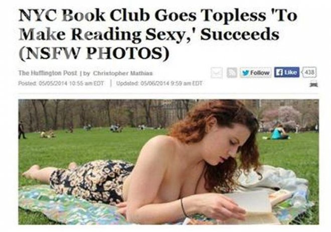 Американки четат голи до кръста в Сентрал парк