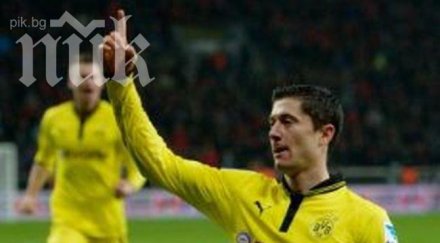 левандовски завърши сезона борусия отново гази