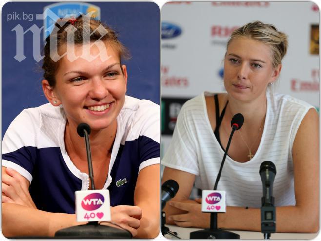 Шарапова срещу Халеп в спор за титлата в Мадрид