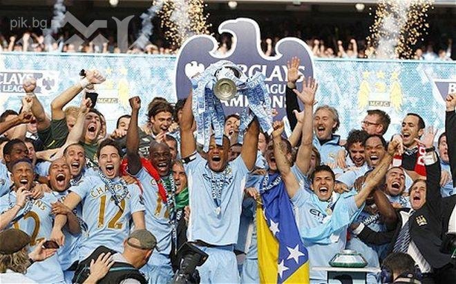 Манчестър Сити стана шампион на Англия!
