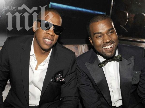 Джей Зи и Кание Уест вдигат ергенско парти в Ирландия