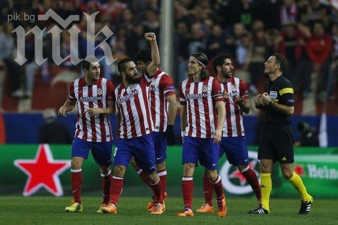УЕФА позволи на Атлетико (Мадрид) да играе в червено и бяло в Лисабон