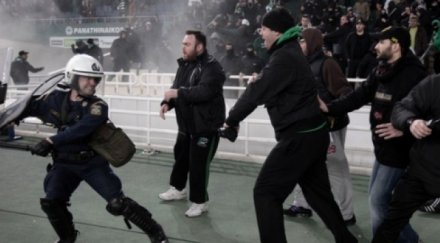 германската полиция закопча футболни вандали хановер