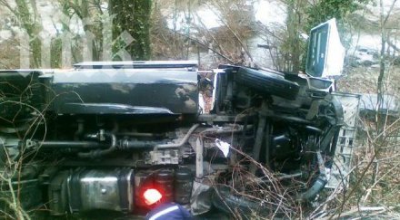 цистерна токсични вещества преобърна източен китай