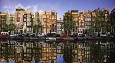 огромен вятърен парк произвежда енергия морето