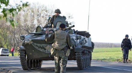 центъра славянск били чути мощни взривове