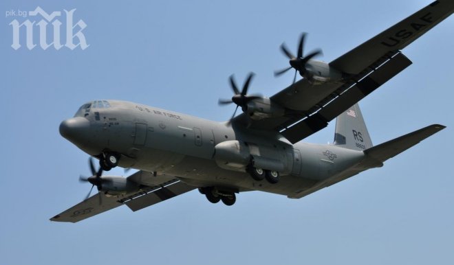 Ниско летящ самолет на НАТО сащиса бургазлии, остърга антените на блоковете