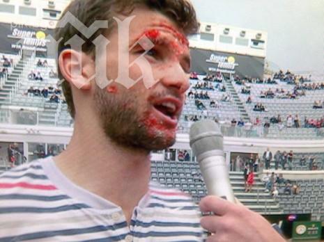 Треньорът на Гришо го изненада с торта в лицето (видео)