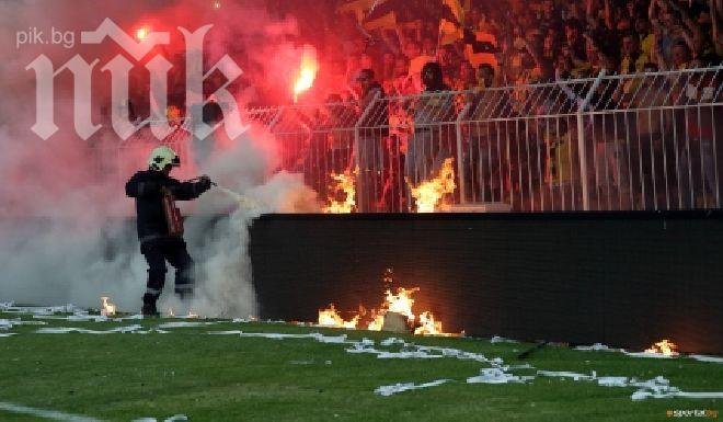 Самозабравилите се бултраси нанесаха щети на стадион Лазур за 100 хил. евро