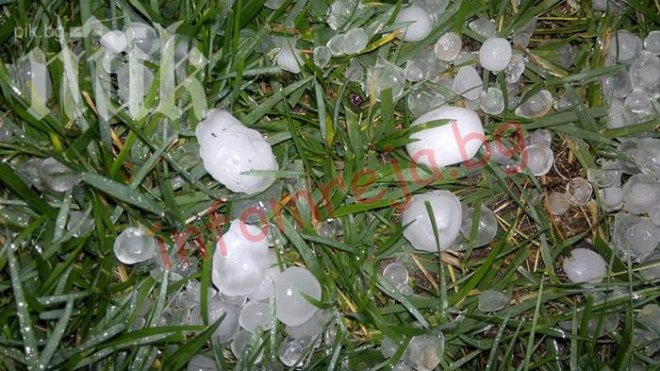 Градушка падна в Сливенско и Новозагорско