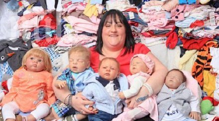 беки тъли горда майка пет силиконови кукли