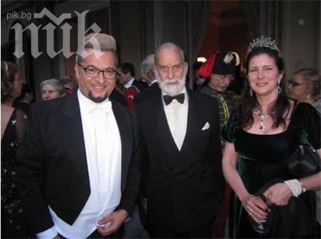 Евгени Минчев на бал с британския принц Майкъл в Рим