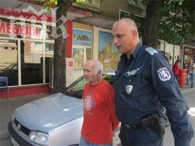 Арестуваха пенсионера, заявил в ефир, че ще гръмне жена си и себе си