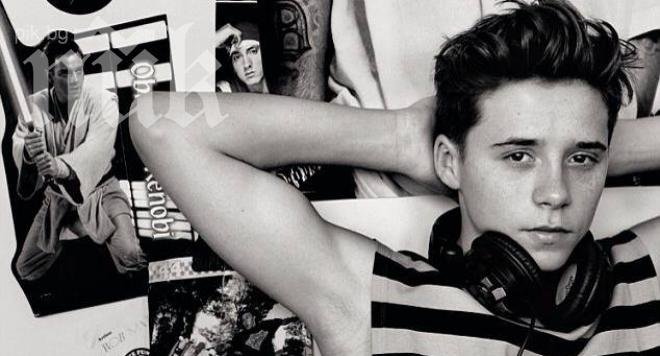 Синът на семейство Бекъм работи в кафене в Лондон