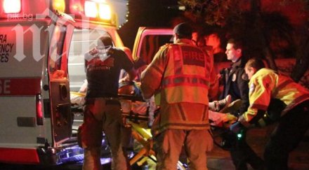 кървав екшън калифорния мъж стреля колата убити