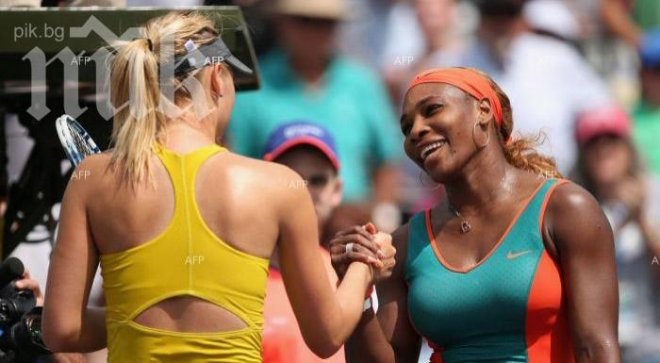 Жребият прати Серина и Шарапова в един поток