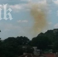 Паника в Белослав! Жълт облак задушава града. Мирише на сяра (снимки)