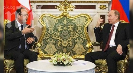 оланд путин обсъдят ситуацията украйна неофициална среща париж