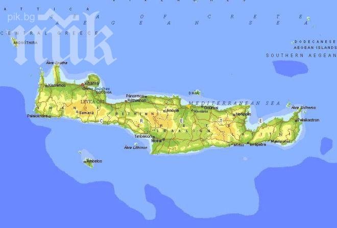 4,2 по Рихтер раздруса о. Крит