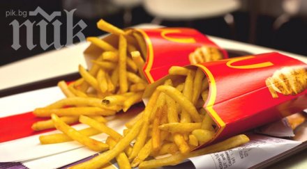 потрес пържените картофи макдоналдс развалят експеримент доказва видео