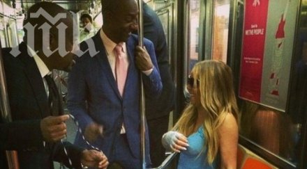 марая кери събра очите пътниците метрото йорк секси рокля