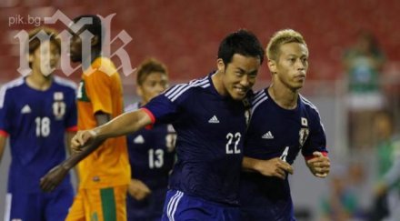 япония вкара гола замбия