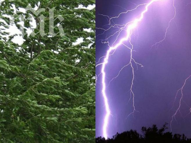 Метеоролози от БАН: Внимание! След мощната буря снощи, днес също ни очакват порои и гръмотевици!