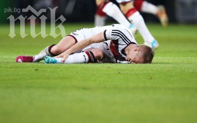 Паника в Германия: Марко Ройс се контузи тежко?