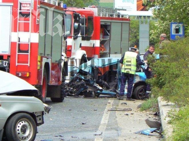 Катастрофа затруднява движението по пътя Русе-Бяла