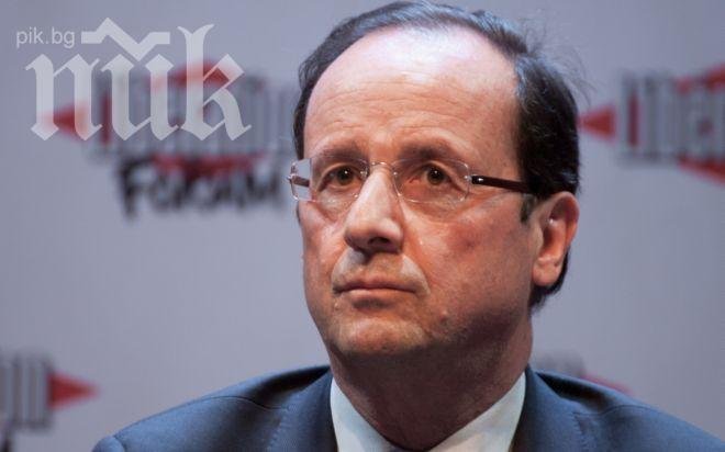 Час и половина разговаряха Оланд и Путин