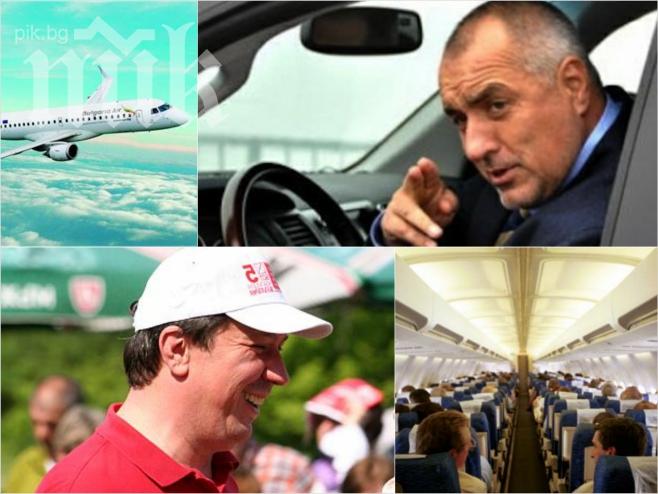 Ексклузивно и само в ПИК! Червен депутат се крие бос от Бойко Борисов в самолета! Пътниците в шок!