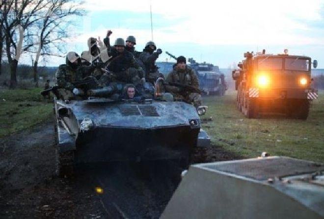 Украинската армия стреля на месо в Славянск