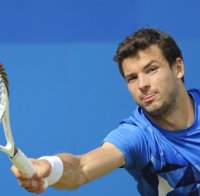 Григор Димитров играе с вързани очи