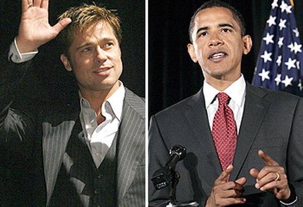 Брад Пит и Барак Обама излязоха братовчеди