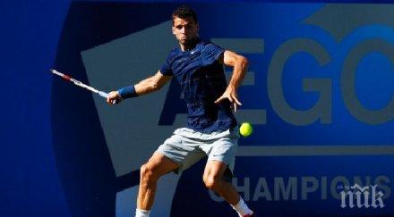 григор димитров победи роже васлен турнира лондон