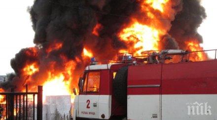 огнен ужас тир пламна бензиностанция ловешко