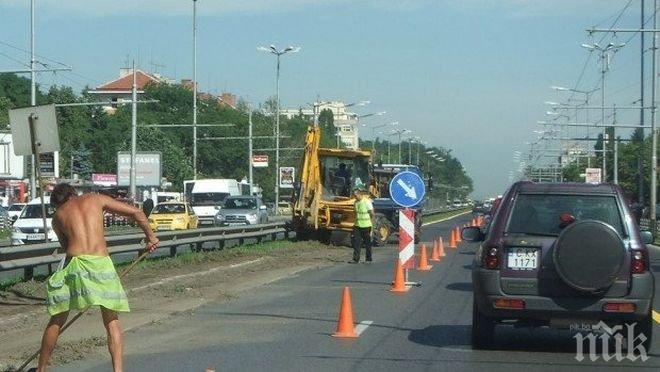 Ремонтът на Цариградско шосе приключва до 15 септември
