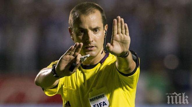 Американски рефер дебютира с назначение за мача между Колумбия и Гърция