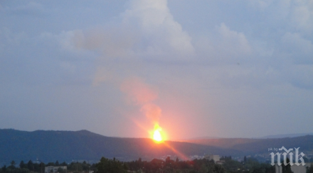 пожарът складове арсенал бузовград потушен видео