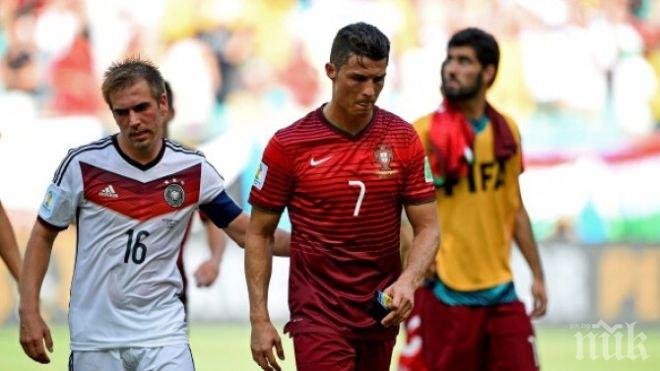 Кристиано Роналдо се скри от въпроси след погрома