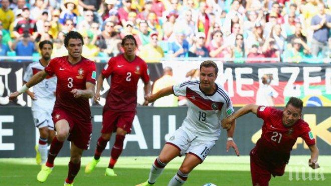 Германия мачка Португалия с 3:0, изгониха Пепе