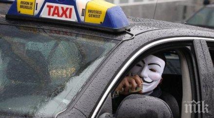 таксиметровите шофьори атина вдигат стачка