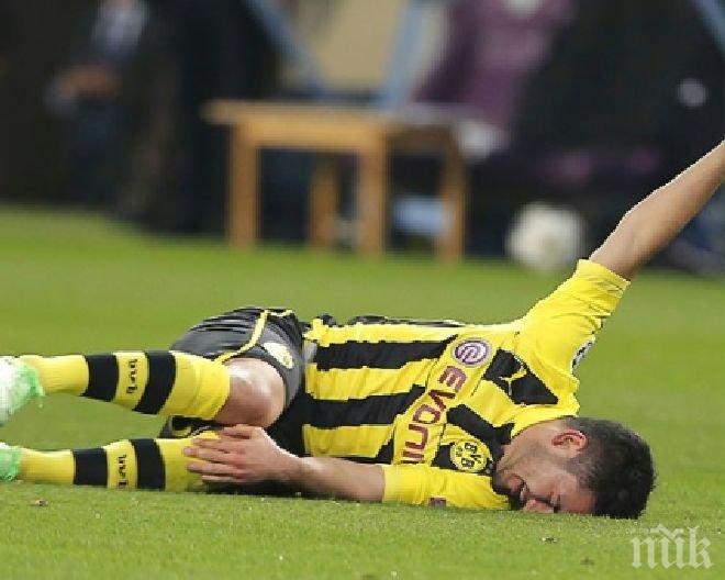 Гюндоган с поредна операция, няма изгледи да играе скоро