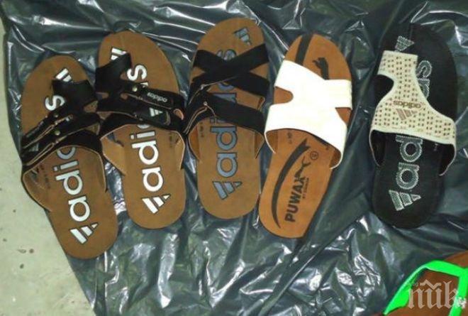 Митничари спряха пратка летни чехли с лого-имитация на пункт Лесово