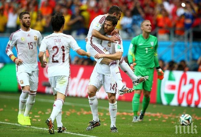 Испания ще играе с нова система утре срещу Чили
