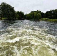 Река Тунджа край Одрин е пред преливане 