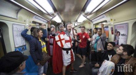 хулигани пратиха десет английски запалянковци болница