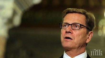 бивш външен министър германия тежка диагноза