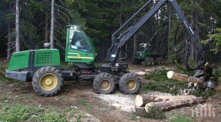 мъж загина затиснат дърво първомай