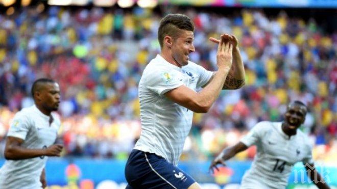 Франция разби Швейцария с 5 гола